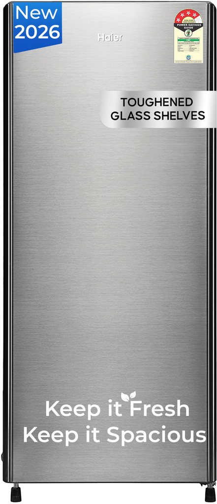 Haier 190 L Direct Cool Single Door 4 Star Refrigerator  with Fast Ice Making, Easy Clean Back, Large Vegetable Box ( 2026 Model)