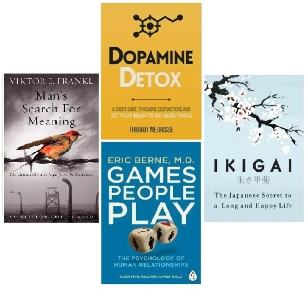4 self help books combo