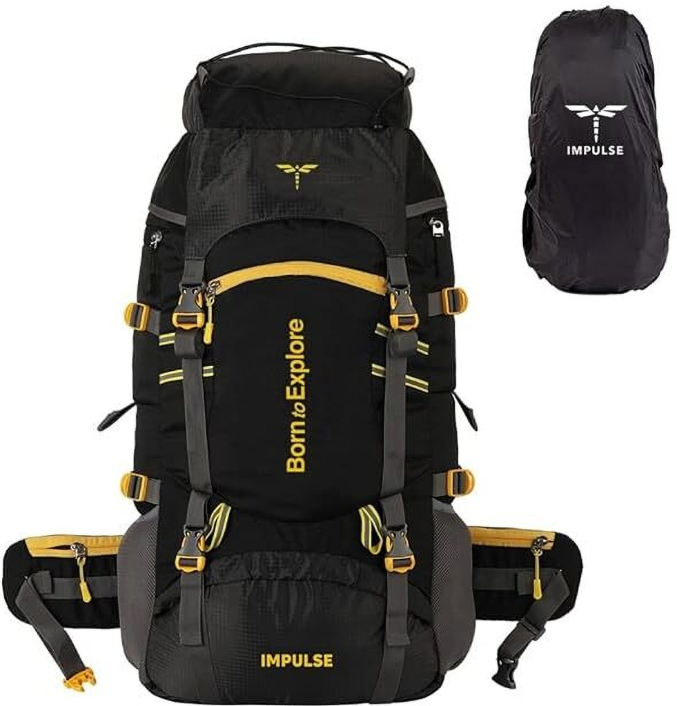 IMPULSE Travel bag for men tourist backpack for hiking trekking camping Rucksack  - 60 L