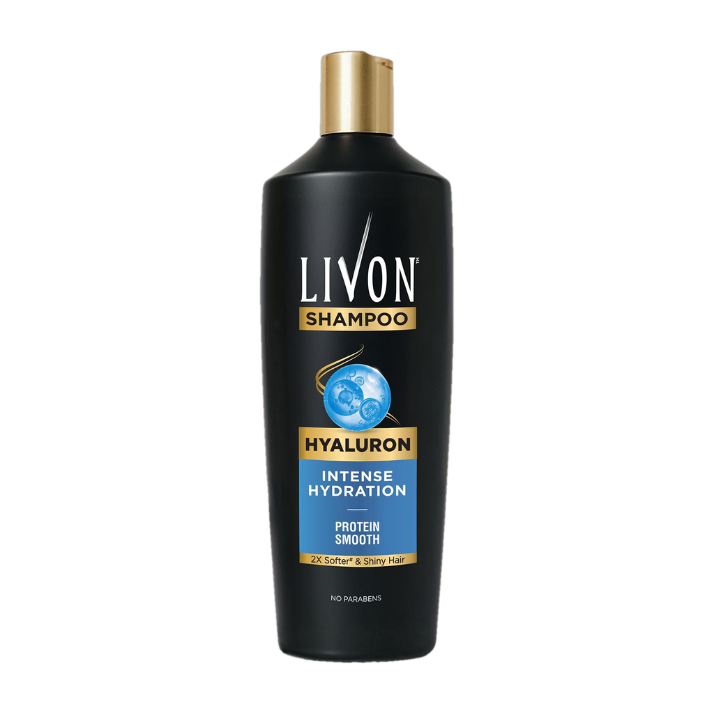 LIVON Hyaluron Shampoo | Hydrates Dry & Dull Hair | 2x Soft & Shiny Hair | No Parabens