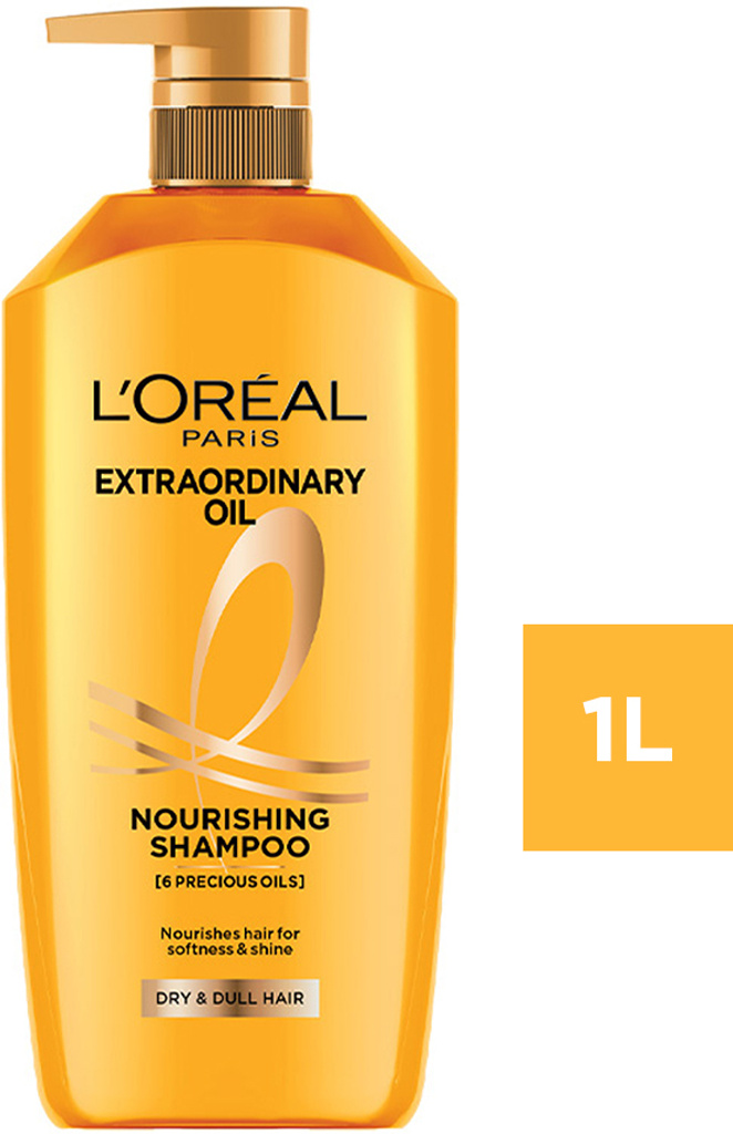 l oral paris extraordinary oil nourishing shampoo dry dull hair