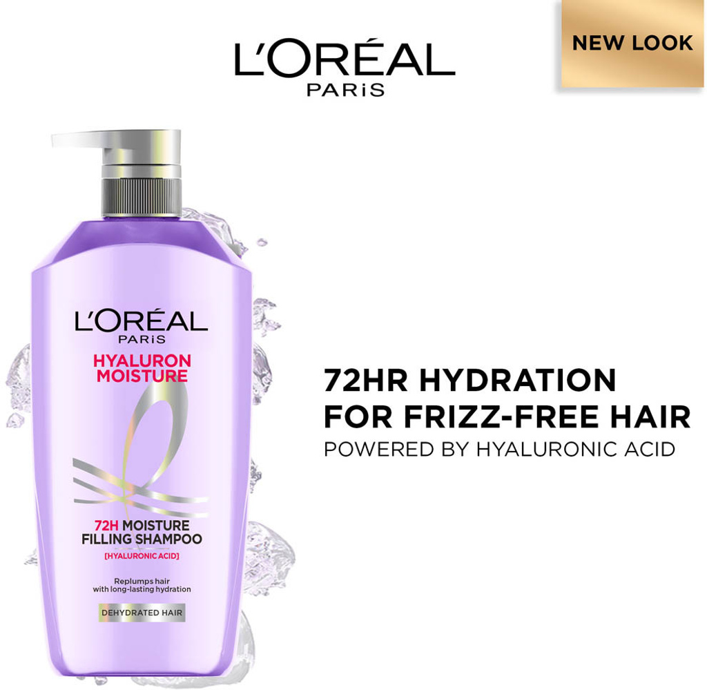 L'Oréal Paris Hyaluron Moisture 72H Moisture Filling Shampoo,