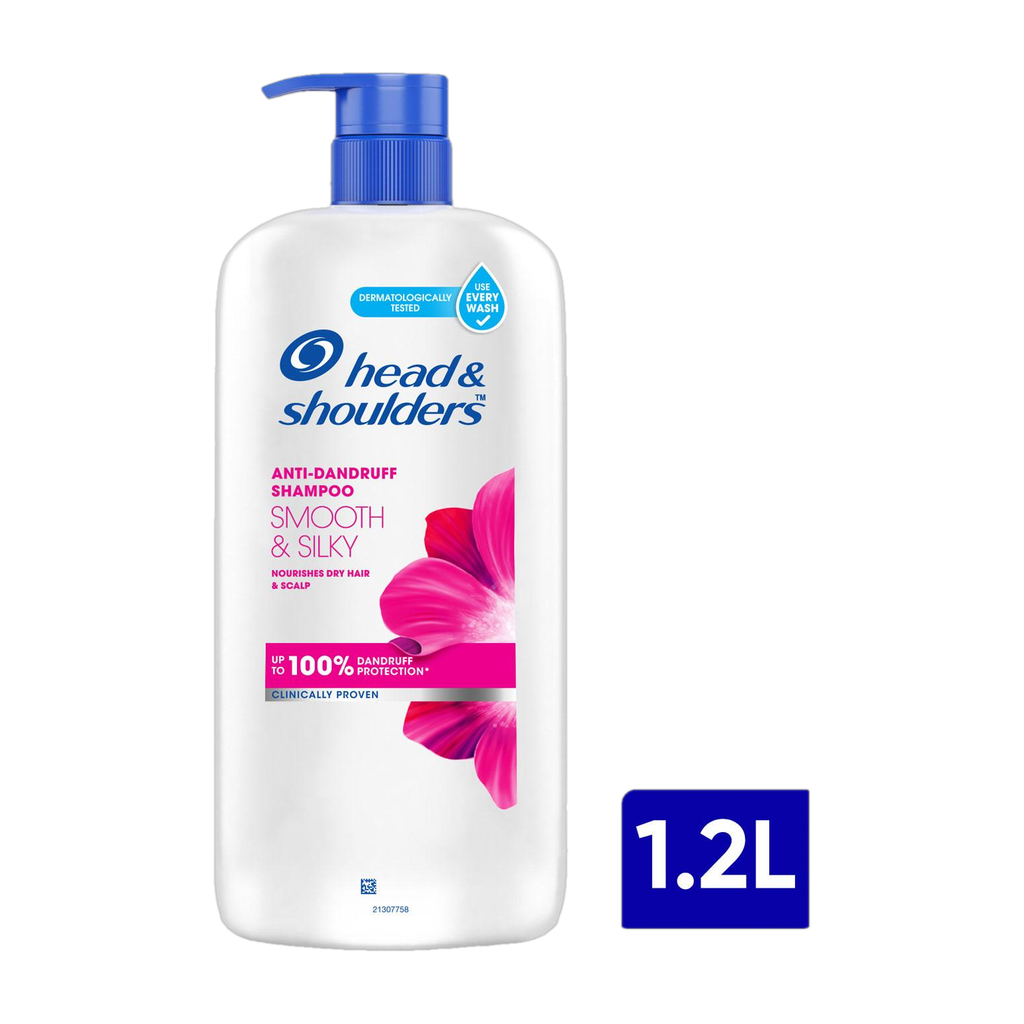 HEAD & SHOULDERS Smooth and Silky Anti-Dandruff Shampoo for Men & Women