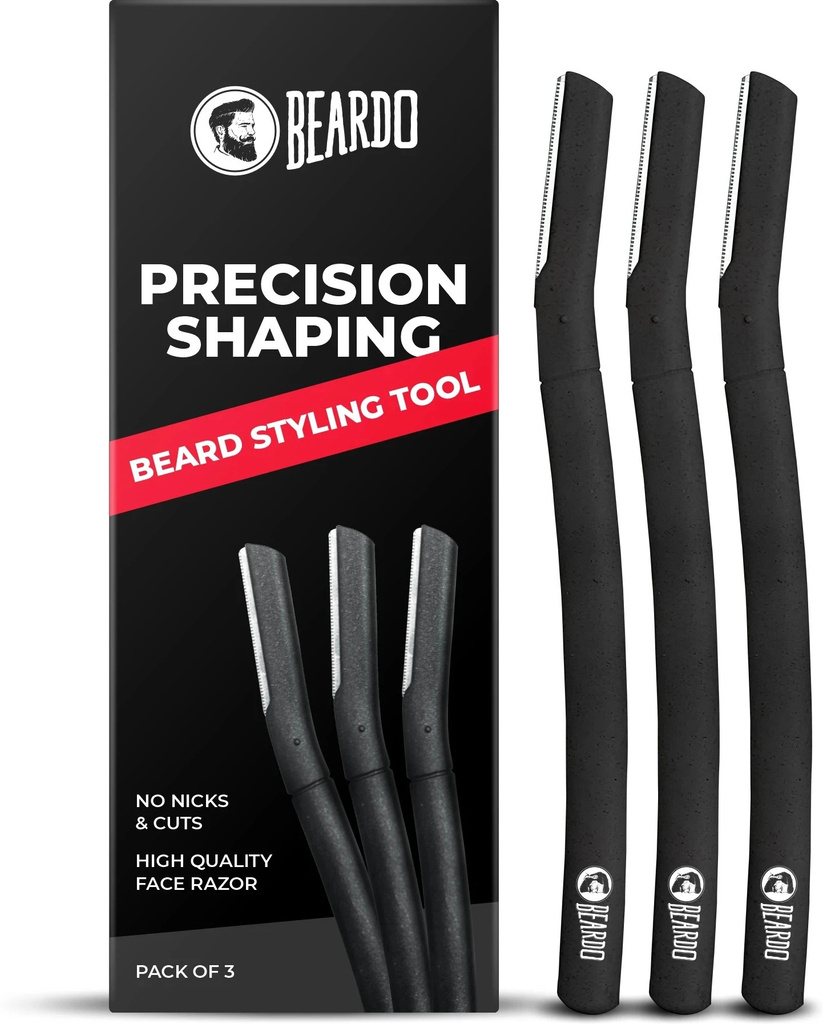 BEARDO Precision Shaping Beard Styling Tool | Face Razor | No Nicks & Cuts|Sharp & Safe, Men