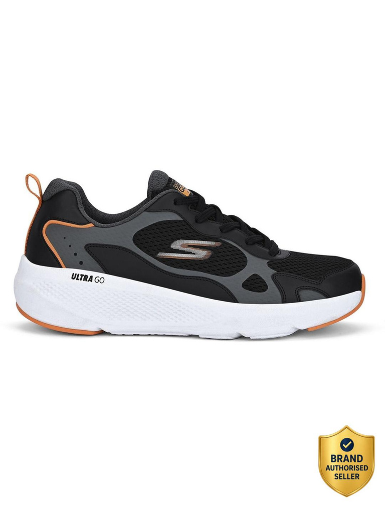 GO RUN ELEVATE Sneakers For Men (Black , 8)