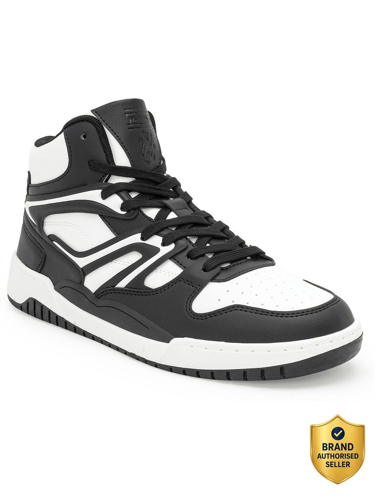 Casual Sneaker Shoes for Men | Elegantly Rounded Front, Soothing Insole Sneakers For Men (Black , 6)