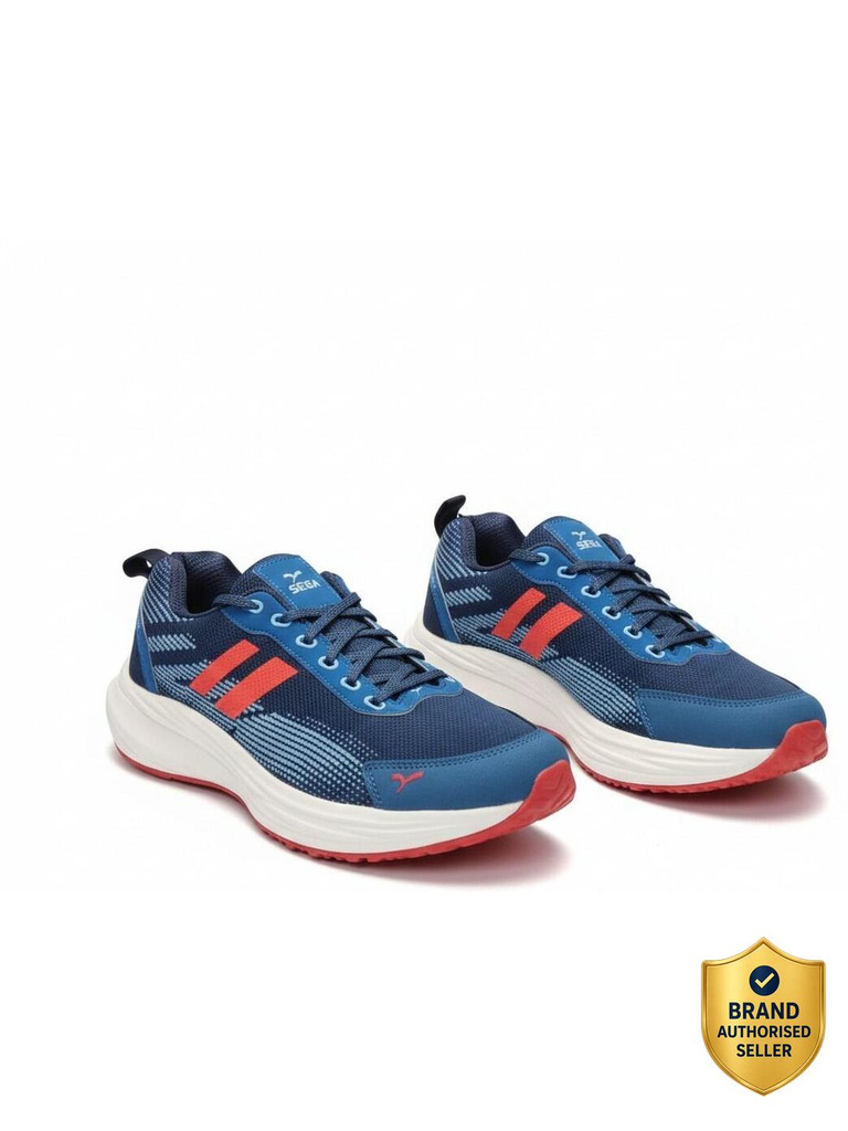 NEW NOBEL (2026) - Pro Running Shoes For Men (Blue, Red , 9)
