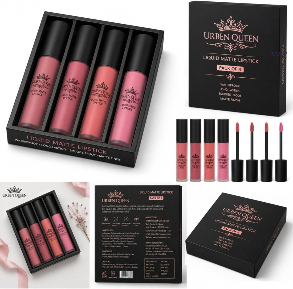 professional matte lipstick | Complete Lipstick Makeup Wellness Solution for (Multicolor, 12 ml)