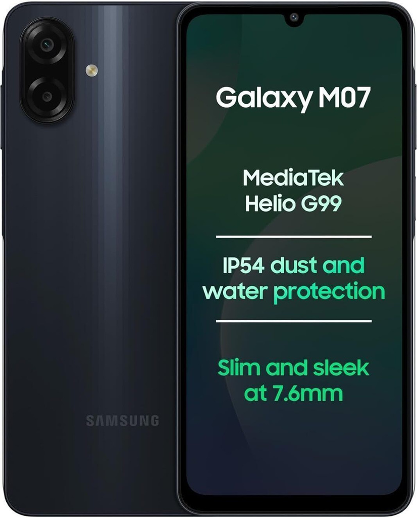samsung galaxy m07 black 64 gb