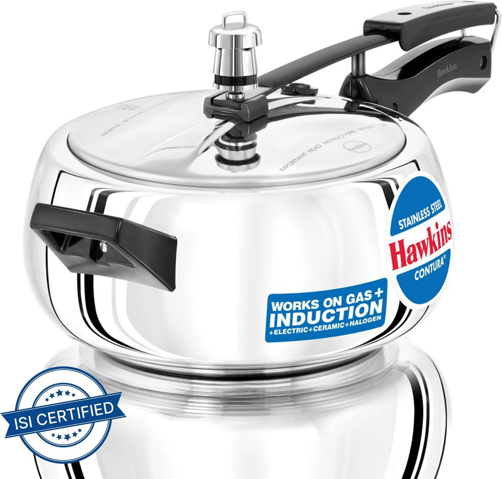 Hawkins Contura (SSC35) 3.5 L Inner Lid Induction Bottom Pressure Cooker