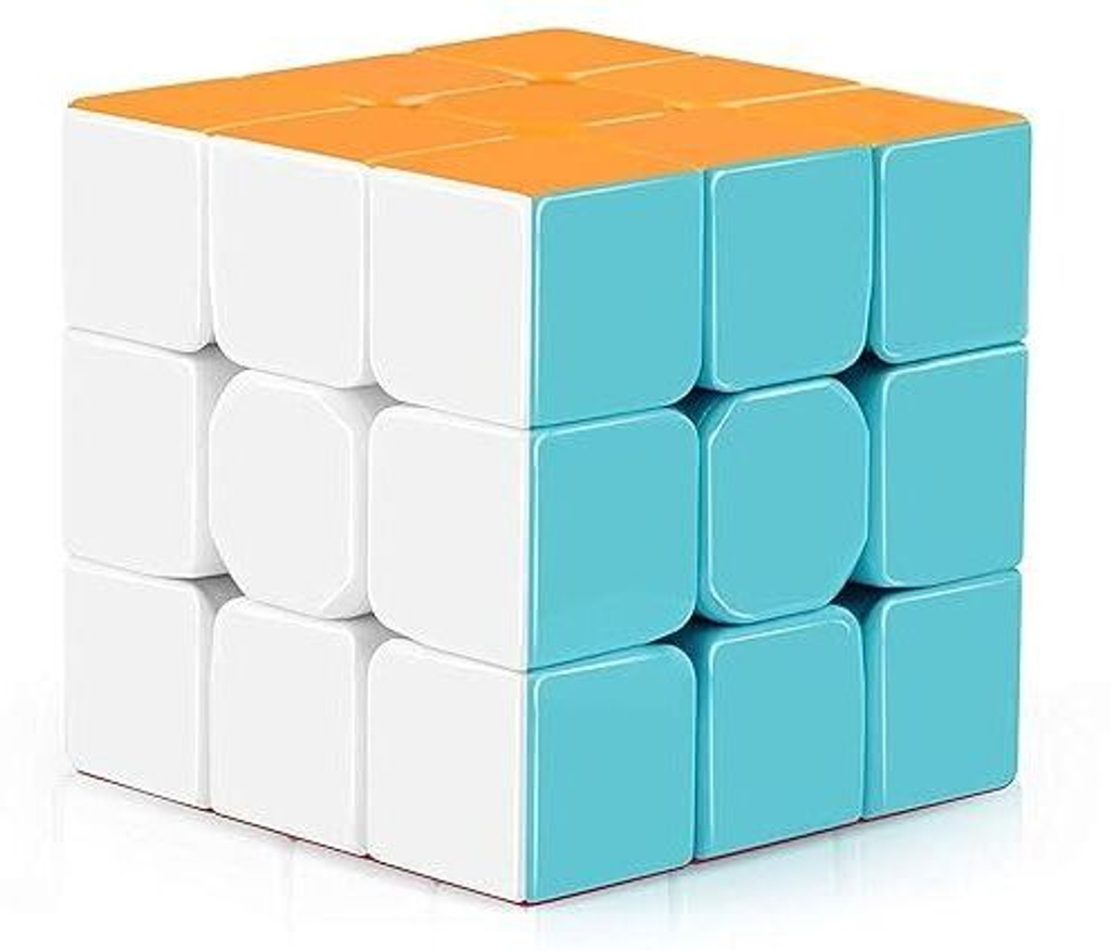 ragvee 3x3 high speed sticker less magic puzzle cube game toy