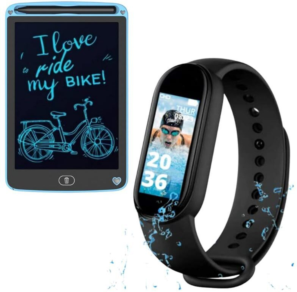 drumstone smart fitness tracker ids lcd writing tablet