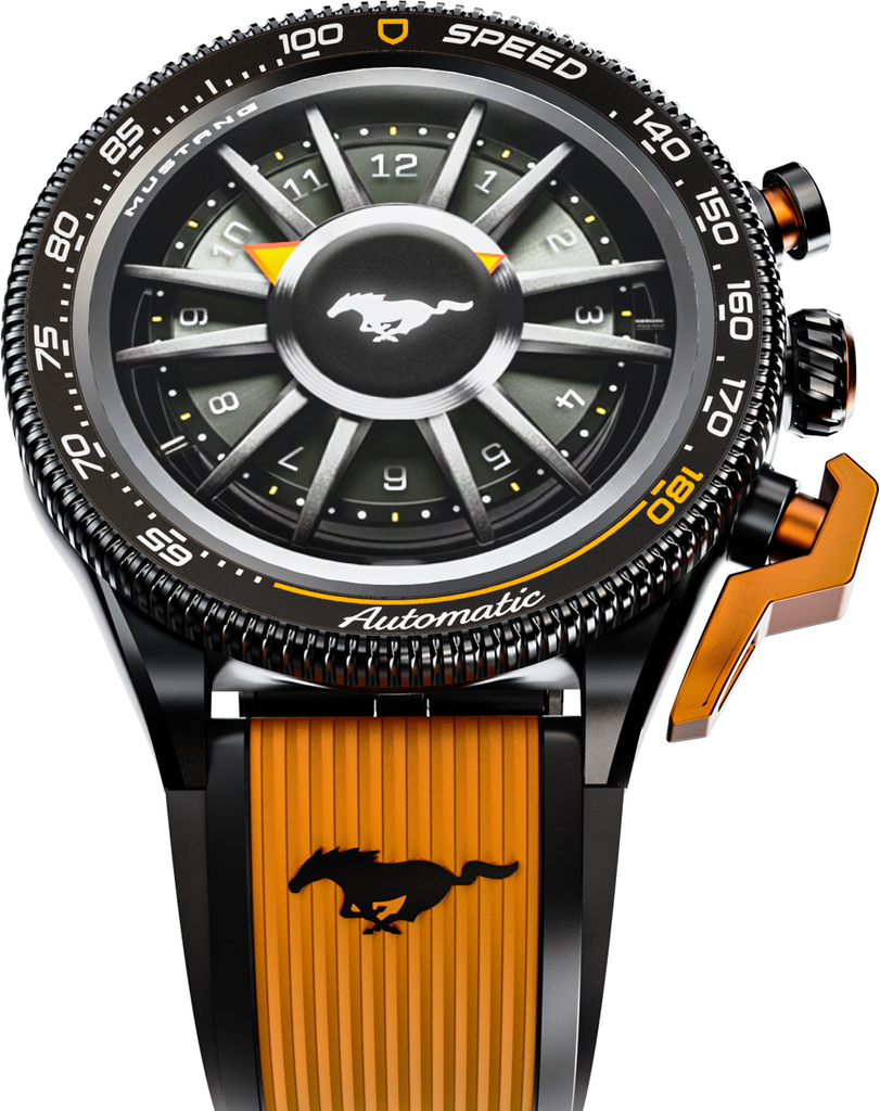 GOBOULT Mustang Stallion 1.43" AMOLED Display, Functional Bezel, 700 Nits Brightness Smartwatch (Turbo Orange Strap, Free Size)