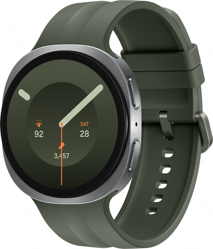 Samsung Galaxy Watch9 (44mm, LTE) (Silver Strap, Large)