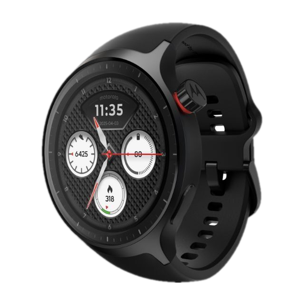MOTOROLA Moto Watch 1.4" OLED, AOD, Dual band GPS, Powered by Polar, Android only Smartwatch