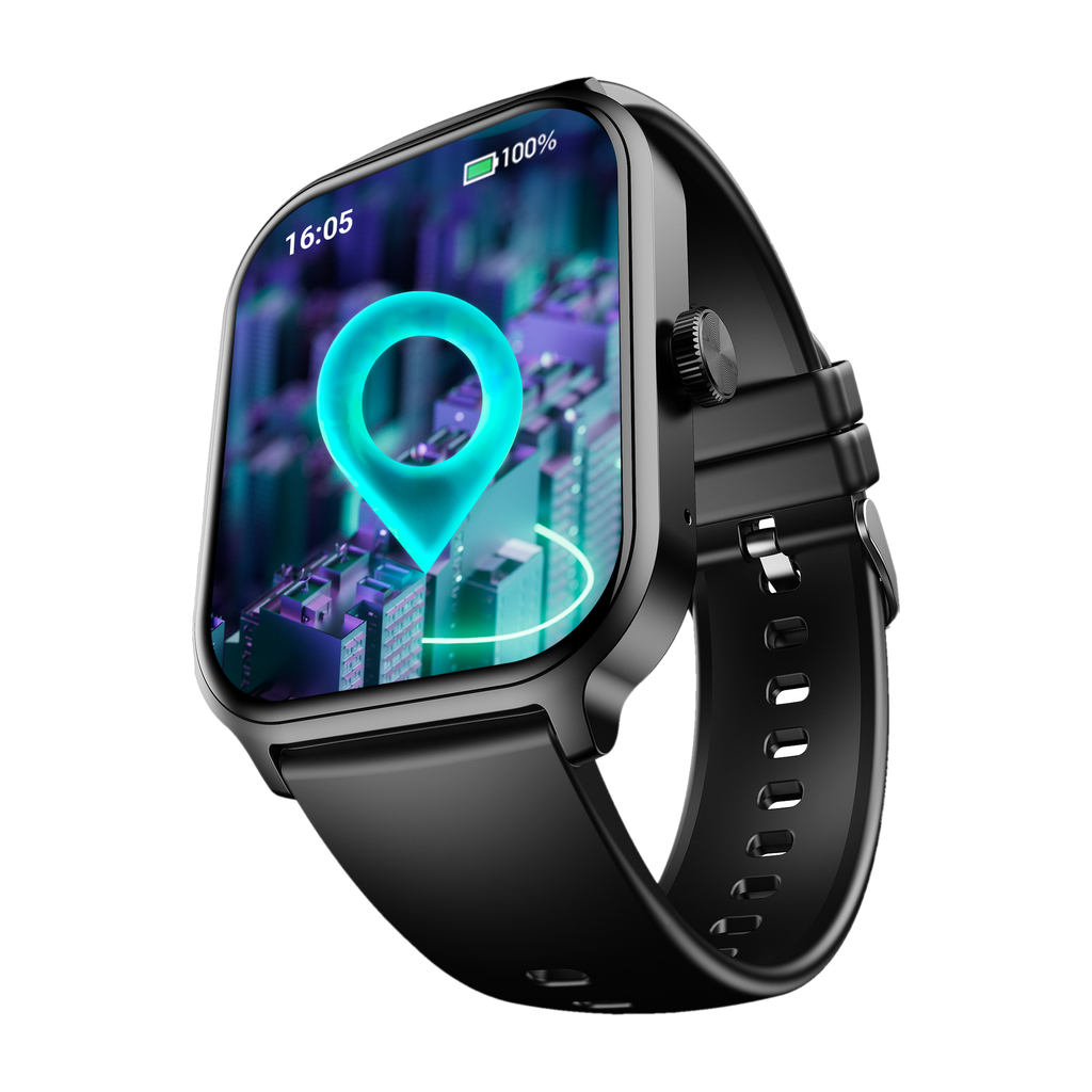 boAt Storm Call 3 Plus w/ Turn by Turn Navigation, QR Tray, 49.7cm(1.96") HD Display Smartwatch
