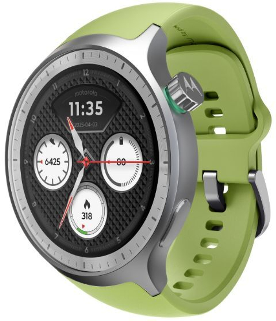 MOTOROLA Moto Watch 1.4" OLED, AOD, Dual band GPS, Powered by Polar, Android only Smartwatch