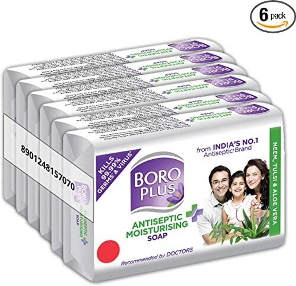 boroplus antiseptic moisturising bathing soap pack 6