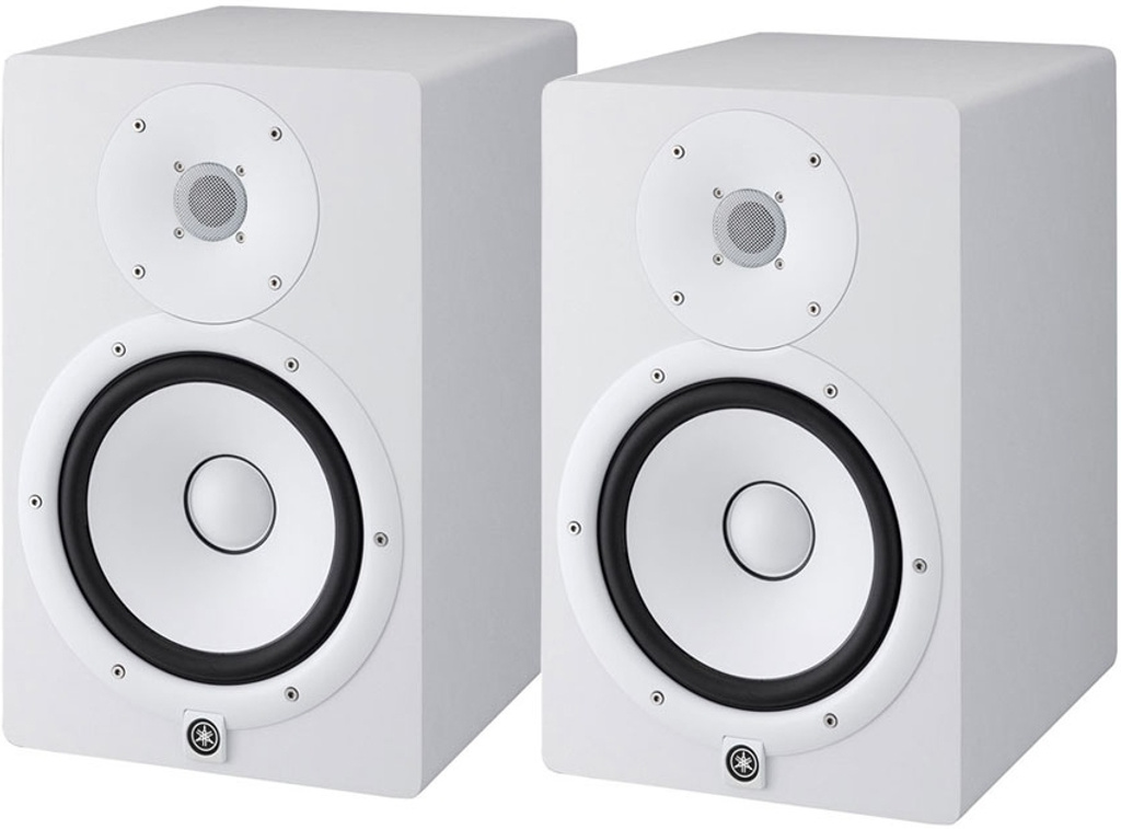 YAMAHA HS8 White Pair Powered 120 W Studio Monitor