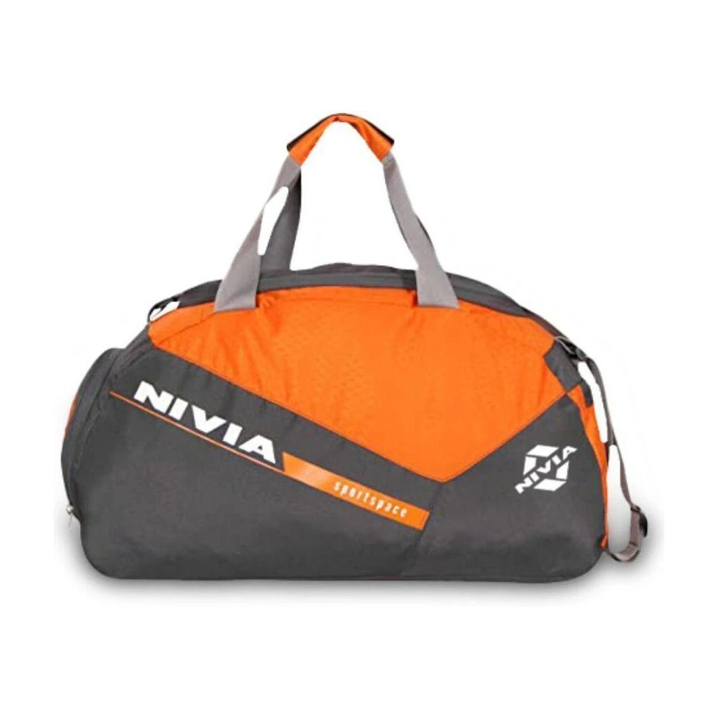 Sportspace Polyester, Suitable For Sports,Travel, Workout, Training, 26L (Orange, Kit Bag)