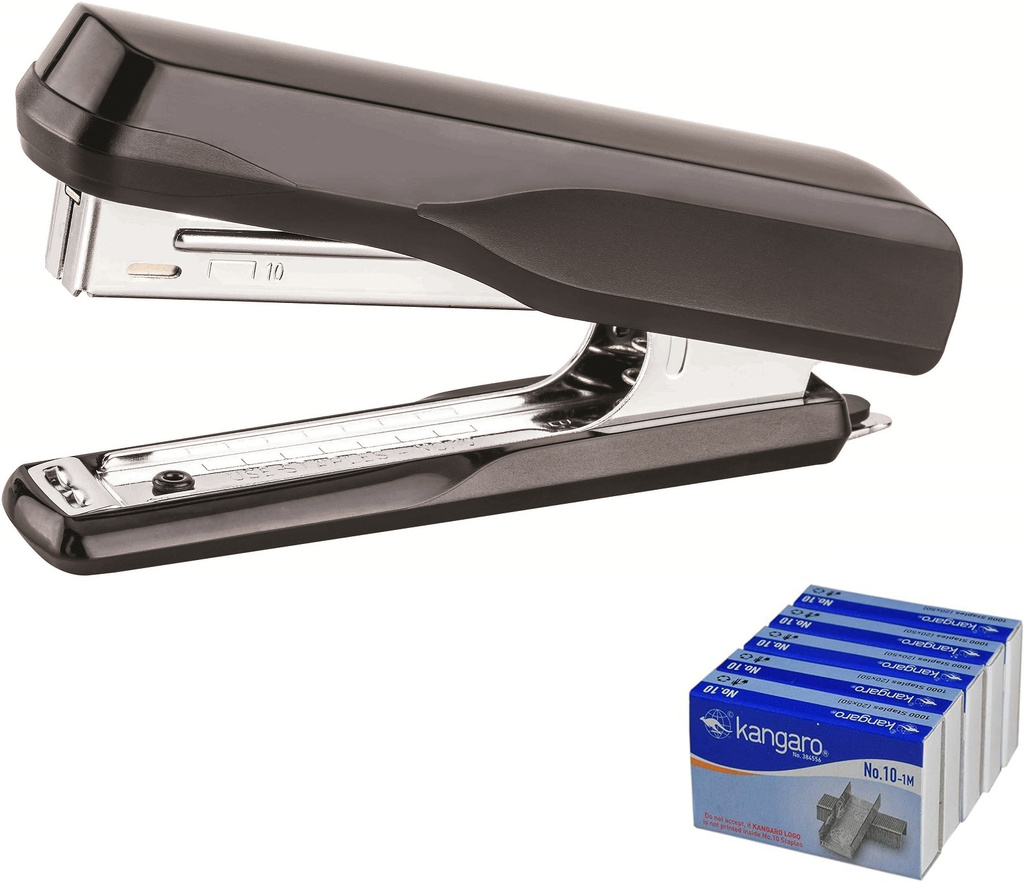 Desk Essentials HD-10D Star Stapler with 5 Staple Pins Boxes Cordless  Stapler