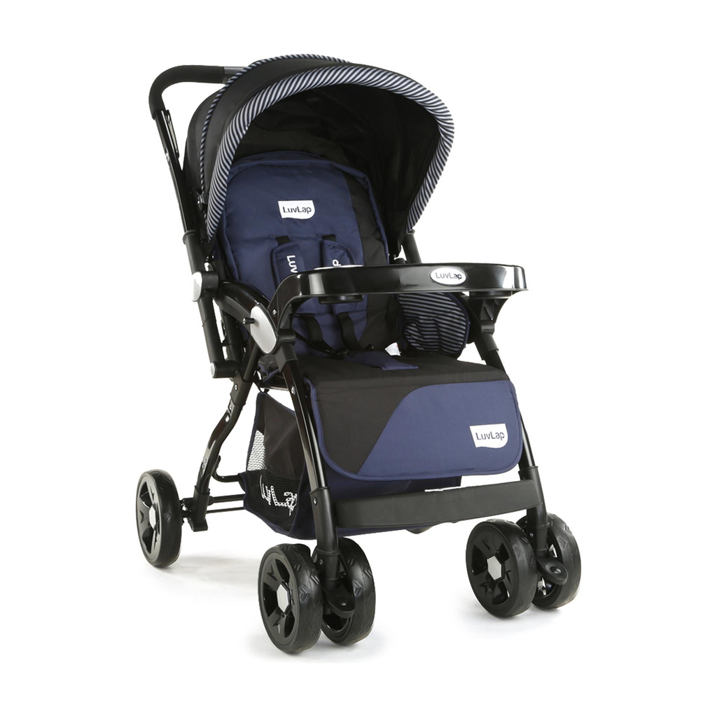 LuvLap Galaxy Stroller/Pram, Extra Large Seating Space, Easy Fold, Baby/Kids, 0-3 years Stroller