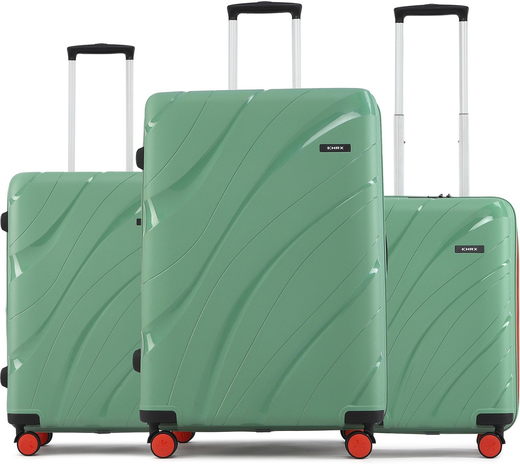 HRX by Hrithik Roshan Madrid 3 (Small 58cm | Medium 66cm | Large 75cm) Cabin & Check-in Set 8 Wheels - 30 inch