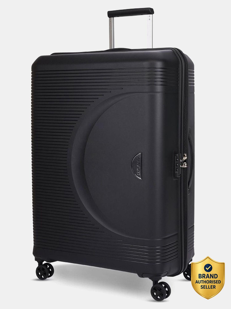 Large Check-in Suitcase (78 cm) 8 Wheels - Combination Lock-Hemis - Black