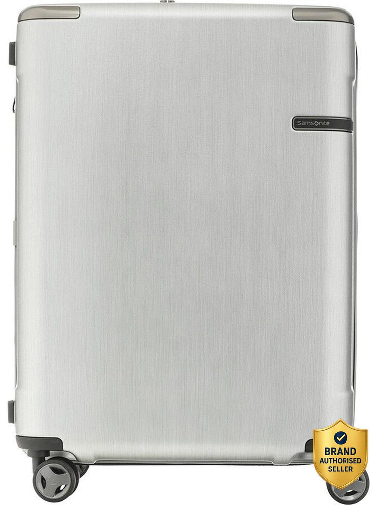 SAMSONITE SAM EVOA SP69/25 EXP-BRSD SLVR Expandable  Check-in Suitcase 4 Wheels - 27 Inch