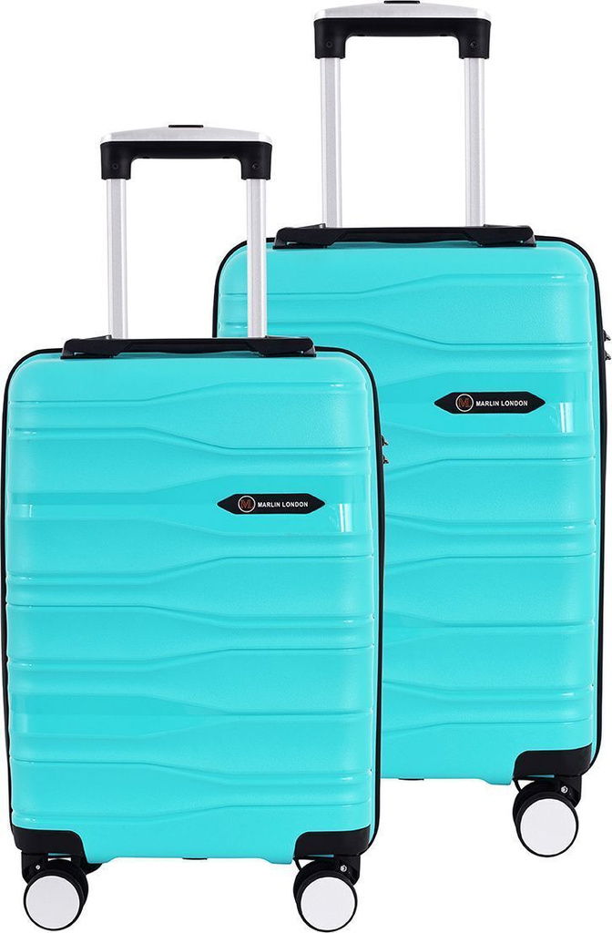 Marlin London UDAAN Light-Weight & Durable Polyproylene Hard Luggage Check-in Suitcase 8 Wheels - 24 inch