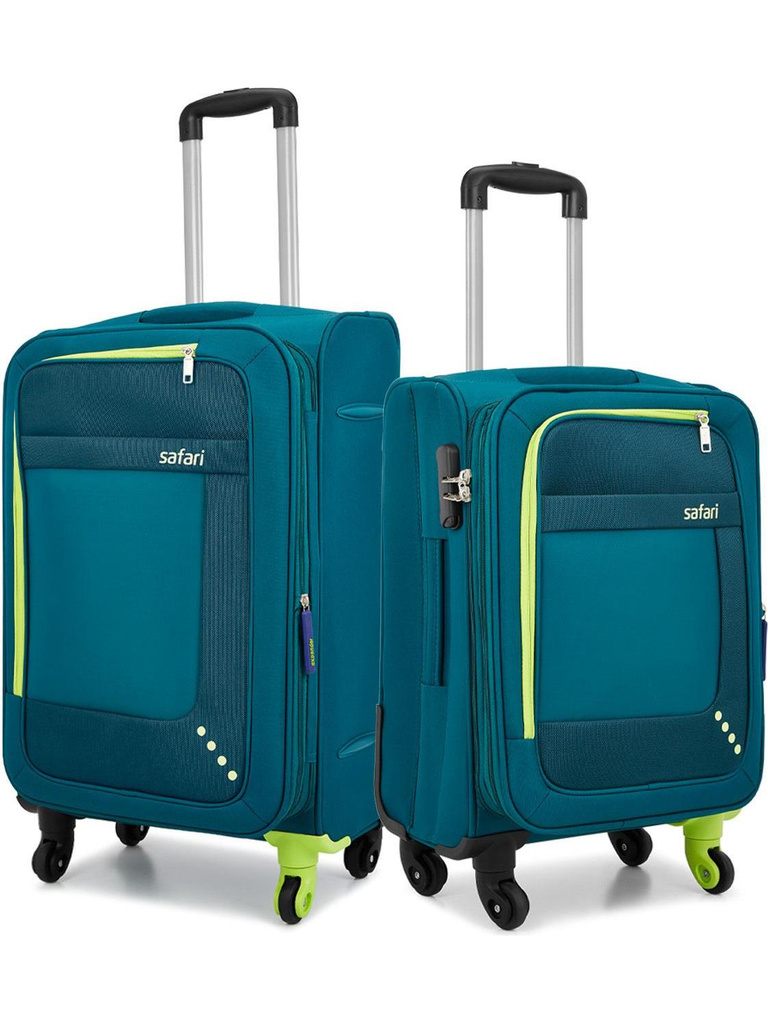 SAFARI STAR 55/65 4W TEAL Expandable  Cabin & Check-in Set 4 Wheels - 30 Inches