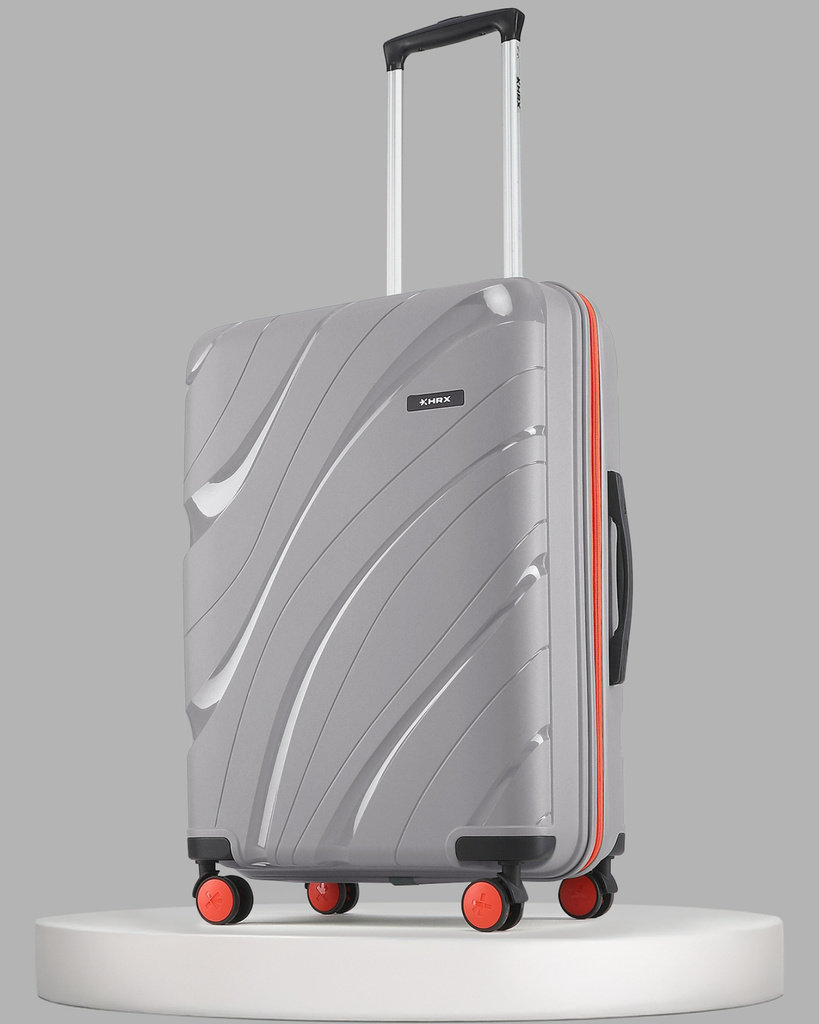 HRX by Hrithik Roshan Madrid Check-in Suitcase 8 Wheels - 26 inch