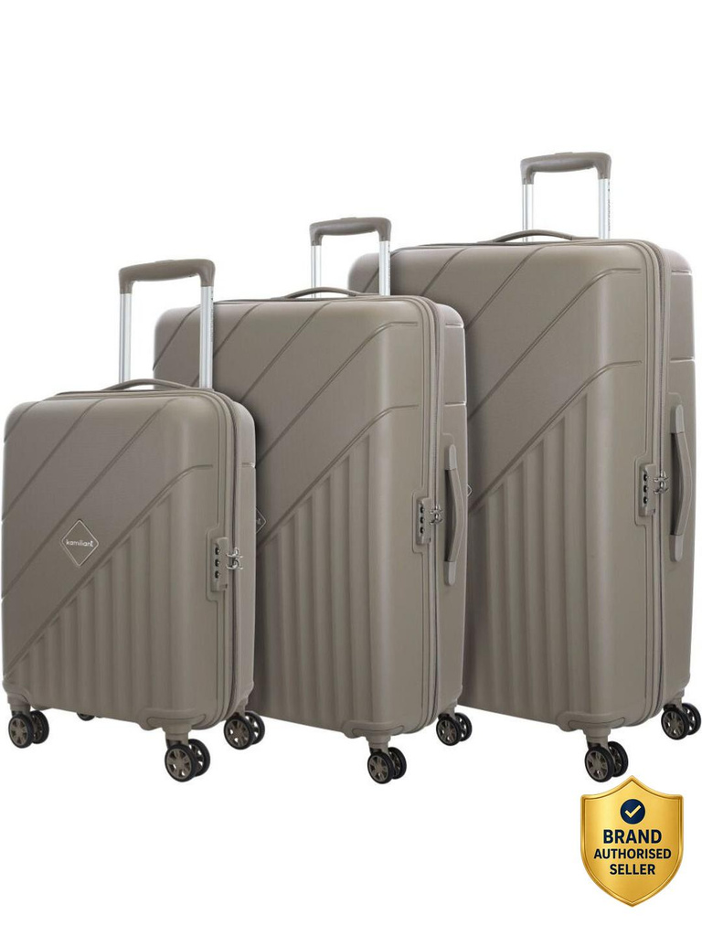 Kamiliant by American Tourister Combination Lock-Endure(Small 55Cm|Medium 68Cm|Large 79Cm) Expandable  Cabin & Check-in Set 8 Wheels - 30 inches