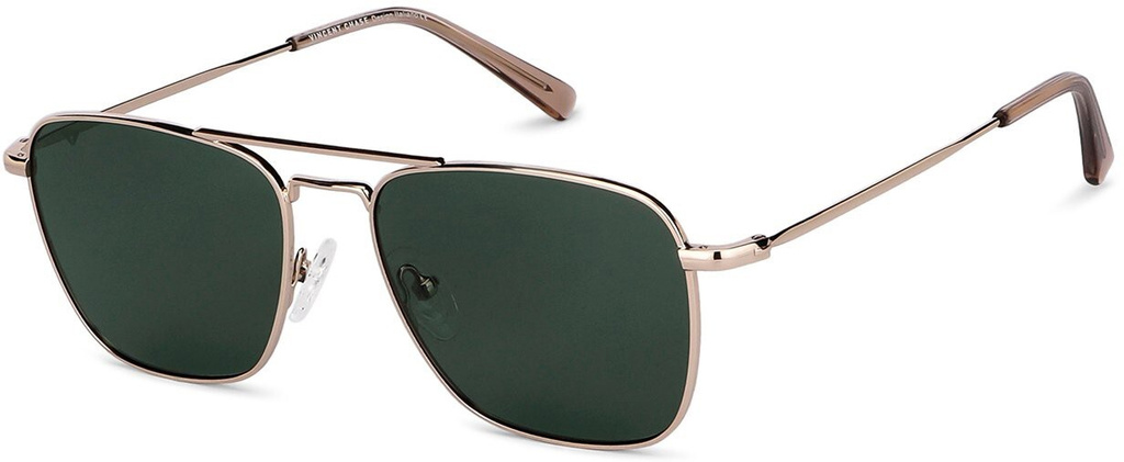 by Lenskart Polarized, UV Protection Retro Square Sunglasses (57) (For Men & Women, Green)