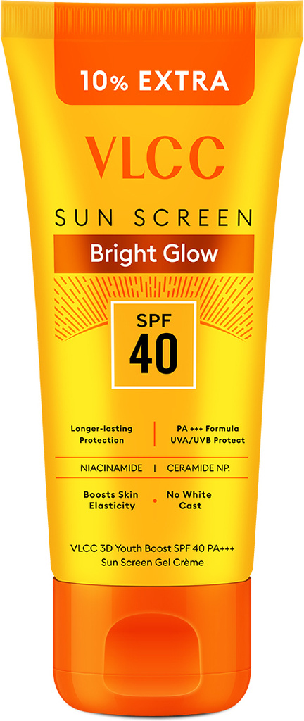 VLCC Sunscreen - SPF 40 PA+++ 3D Youth Boost SPF 40 PA+++ Sunscreen Gel Cream For Sun Protection