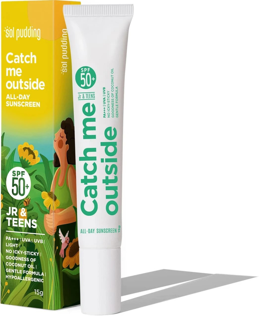 sol pudding sunscreen spf 50 pa catch me outside kids 50 no white cast daily swim 15 g