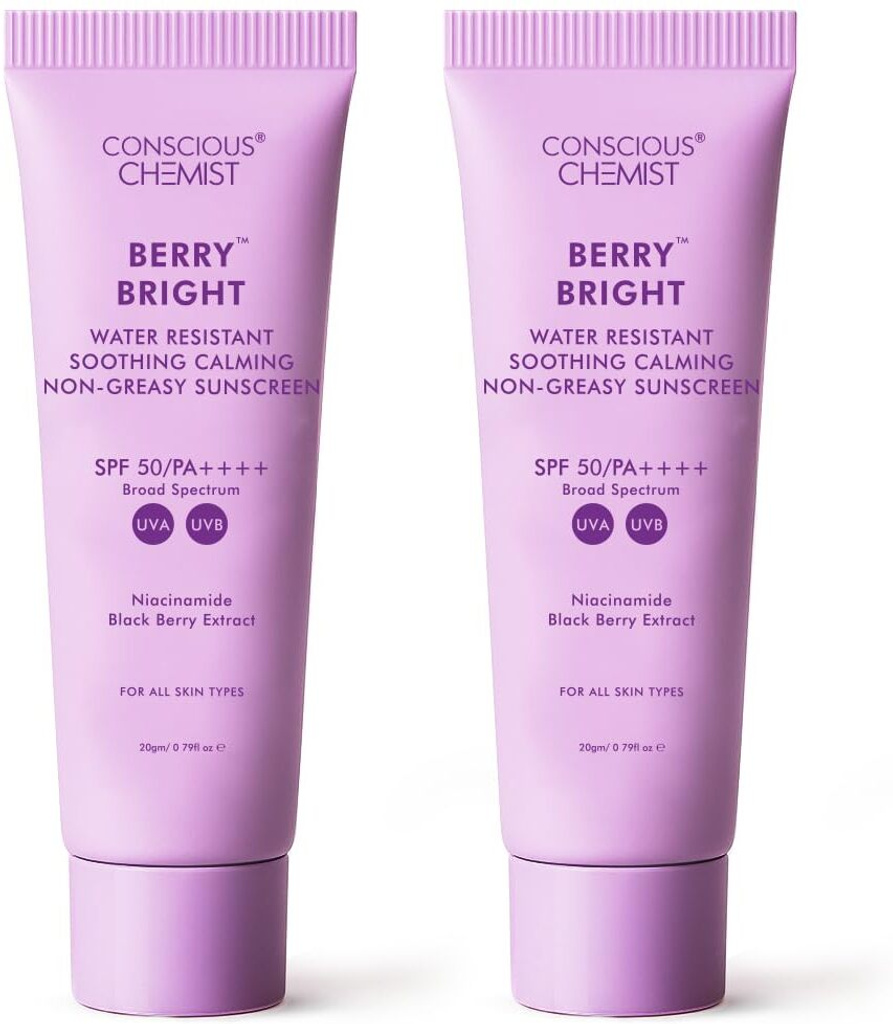 Conscious Chemist Sunscreen - SPF 50 PA++++ Niacinamide Sunscreen | No White Cast | Lightweight, Water & Sweat Resistant