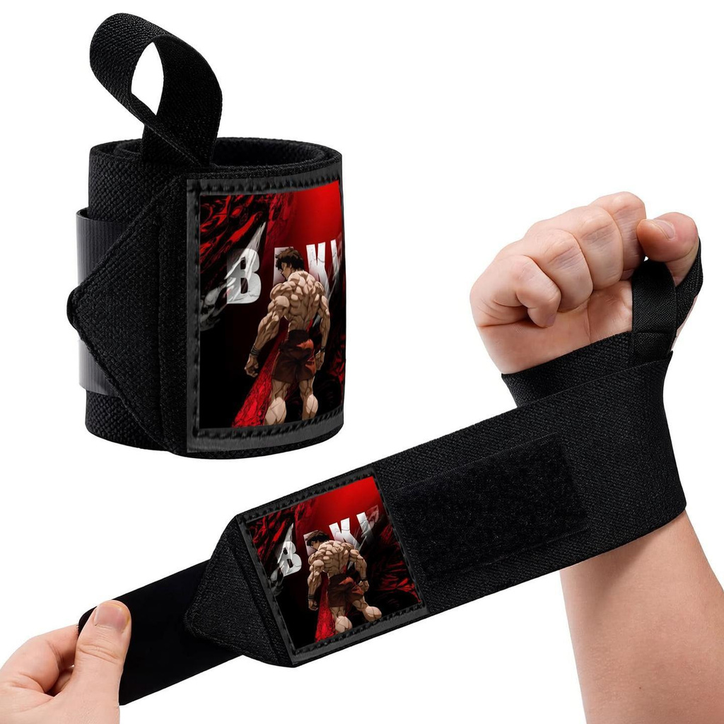 Wrist Band for gym, Hand Grip Weight Lifting Straps, Wrist Support For joint Wrist Support (Black)
