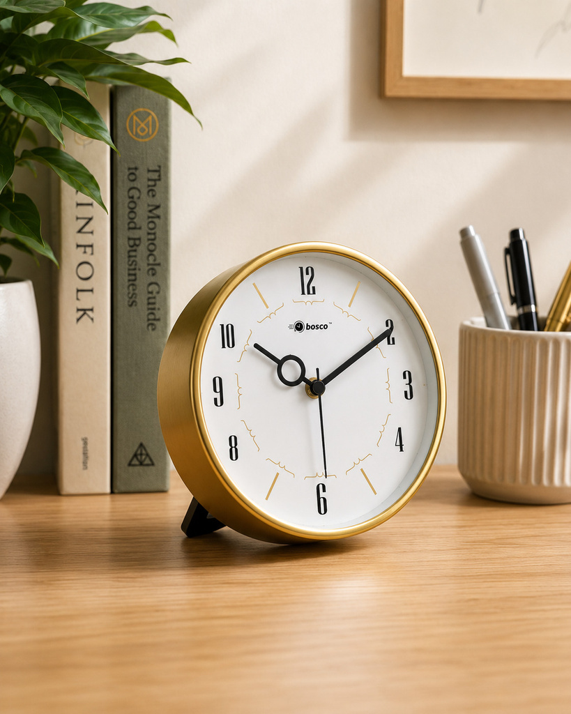 Analog Gold Clock