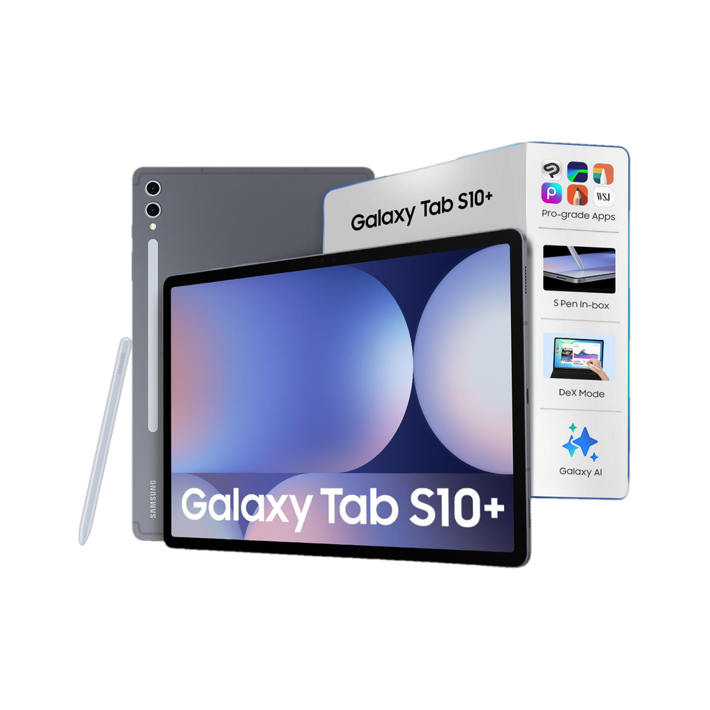 Samsung Galaxy Tab S10+ With S Pen 12 GB RAM 256 GB ROM 12.4 inch with Wi-Fi Only Gaming MediaTek Dimensity 9300+ Tablet (Moonstone Gray)