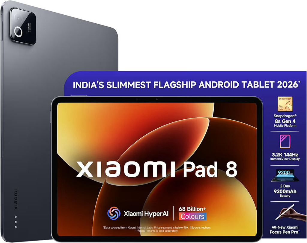 Xiaomi Pad 8 12 GB RAM 256 GB ROM 11.2 inch with Wi-Fi Only Gaming Tablet (Graphite Grey)