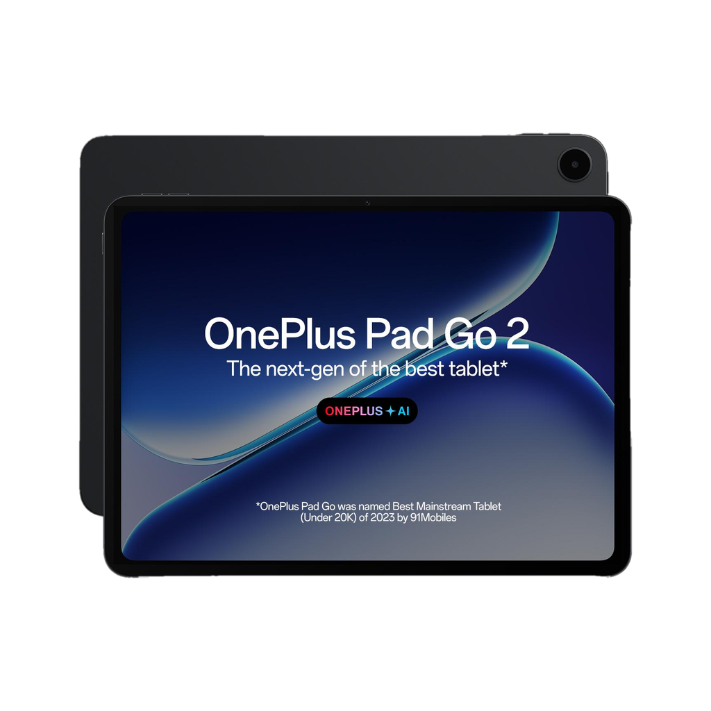 OnePlus Pad Go 2 8 GB RAM 128 GB ROM 12.1 inch with Wi-Fi Only MediaTek Dimensity 7300 Tablet (Shadow Black)