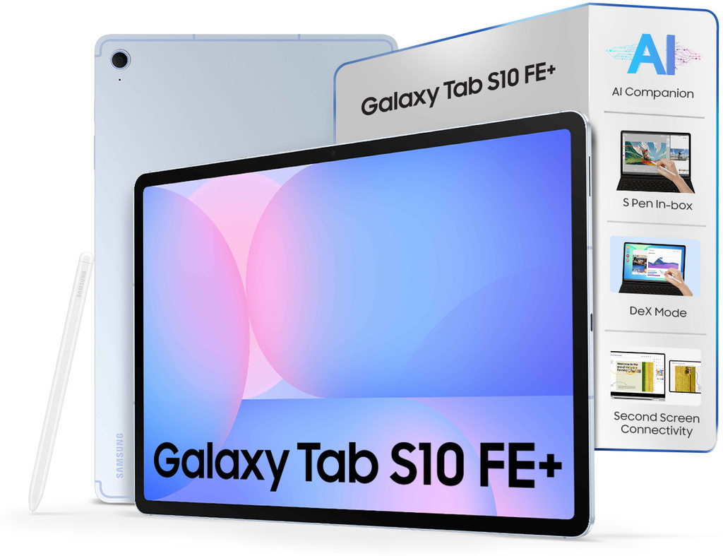 Samsung Galaxy Tab S10 FE+ With S Pen 8 GB RAM 128 GB ROM 13.1 inch with Wi-Fi Only Gaming Exynos 1580 Tablet (Blue)