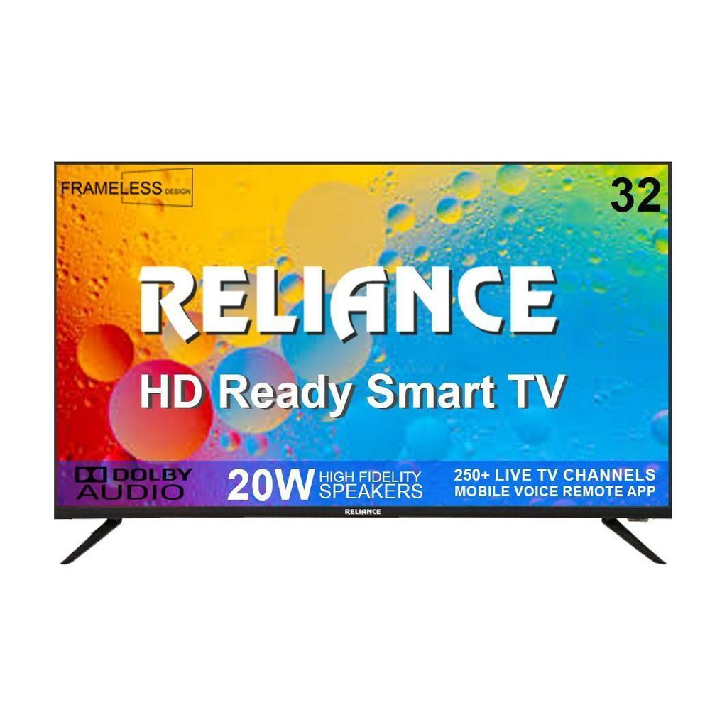 80 cm (32 inch) HD Ready LED Smart Android TV with Cloud Base TV (RW32MP4656HD)
