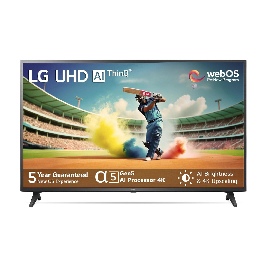 UQ7500 139 cm (55 inch) Ultra HD (4K) LED Smart WebOS TV with Filmmaker Mode, AI Sound & Active HDR (55UQ7500PSF)