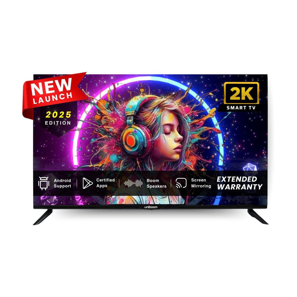 ULTIMA 102 cm (40 inch) Full HD LED Smart Android TV with 30W Sonic Boom Speakers- Aura Vision+ Display - Mobile Screen Cast - 1000+ Smart Apps - Games (40S-ULTIMA)