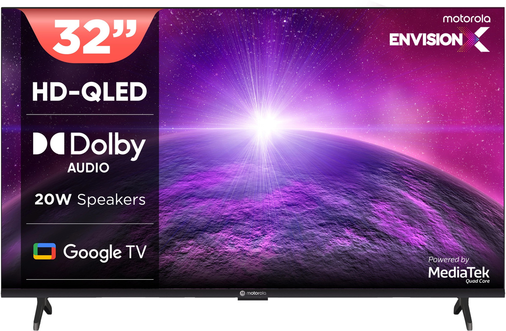 80 cm (32 inch) QLED HD Ready Smart Google TV with Dolby Audio (32HDGQMVS2Q)