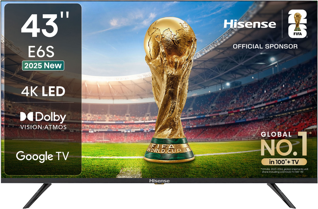 Hisense 108 cm (43 inch) Ultra HD (4K) LED Smart Google TV