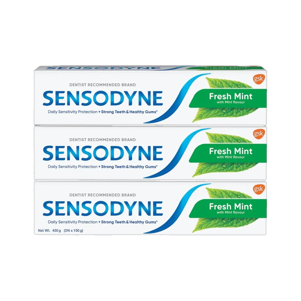 SENSODYNE Fresh Mint Combo for daily sensitivity protection Toothpaste