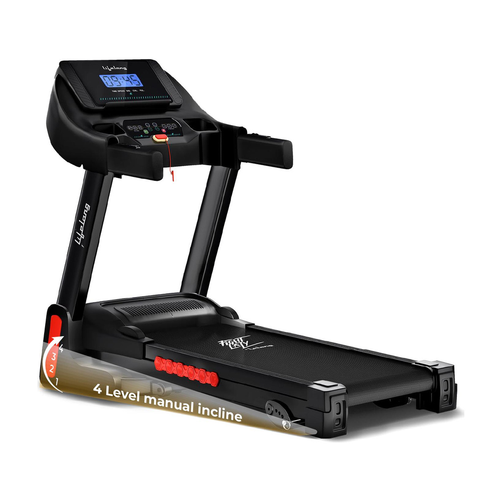 4.5HP Motorized Treadmill for Home | Manual Incline 12% | Foldable Handle Treadmill